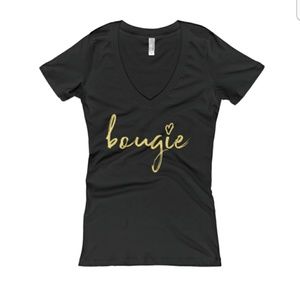 Women's Fitted Vneck Tshirt